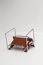 Fauteuil Wassily en cuir cognac patiné par Marcel Breuer