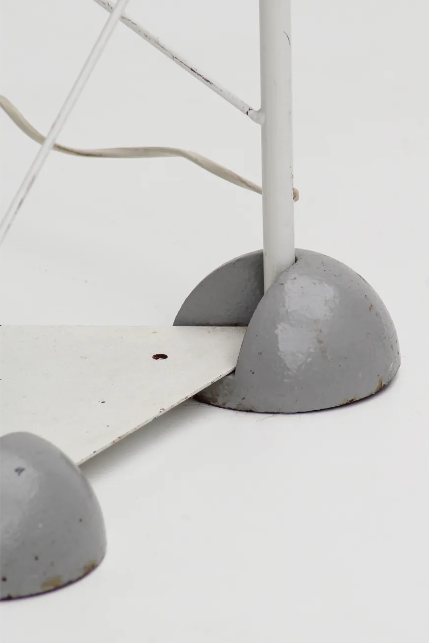 Lampadaire Alta Line blanc – Italie, années 1980