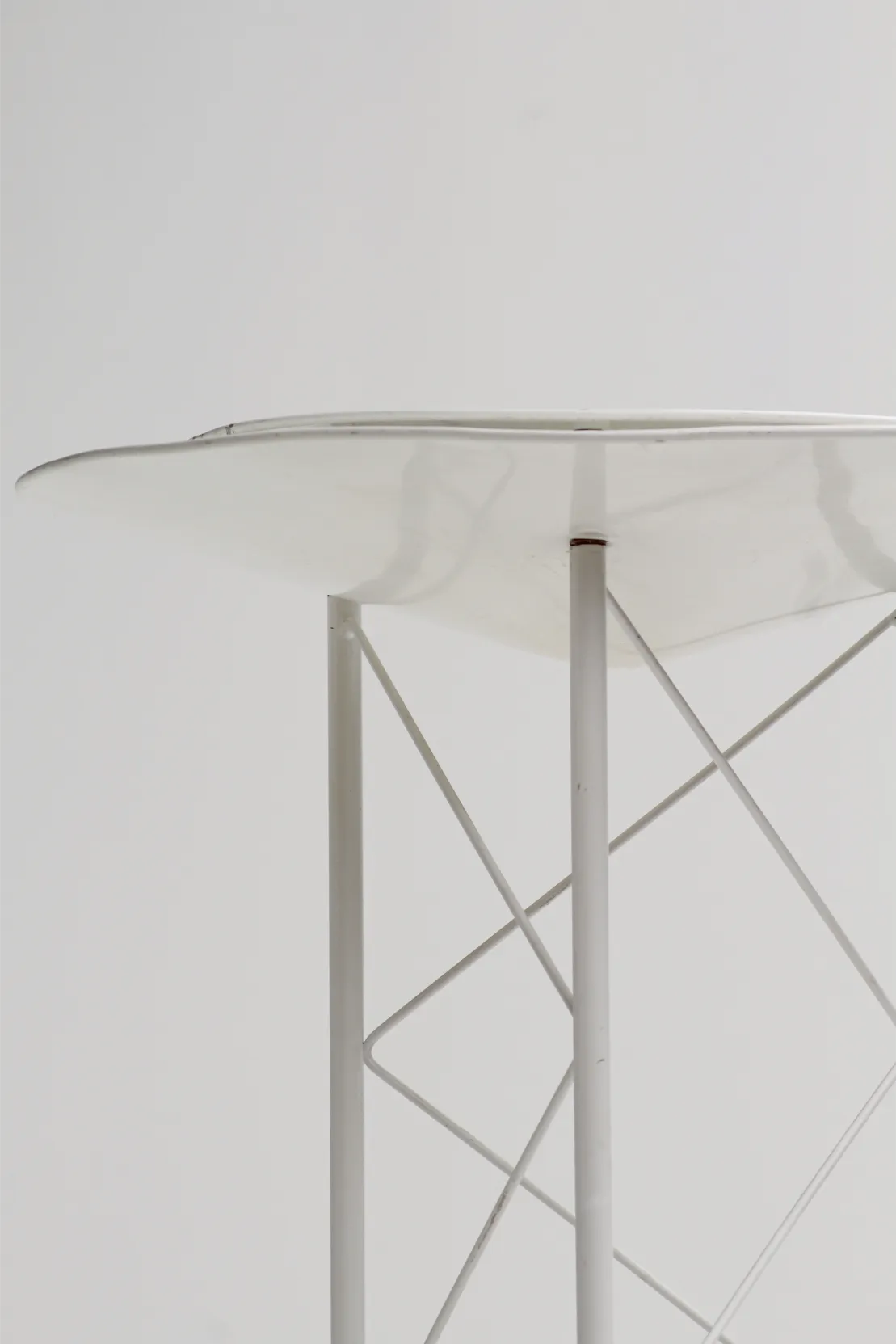 Lampadaire Alta Line blanc – Italie, années 1980