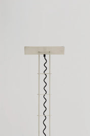 Lampadaire blanc Arelux – Italie, années 1980
