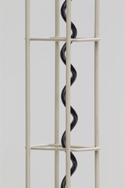 Lampadaire blanc Arelux – Italie, années 1980