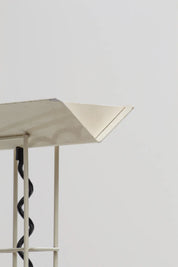 Lampadaire blanc Arelux – Italie, années 1980