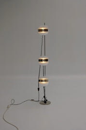 Lampadaire Space Age à trois feux, années 1970