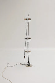 Lampadaire Space Age à trois feux, années 1970