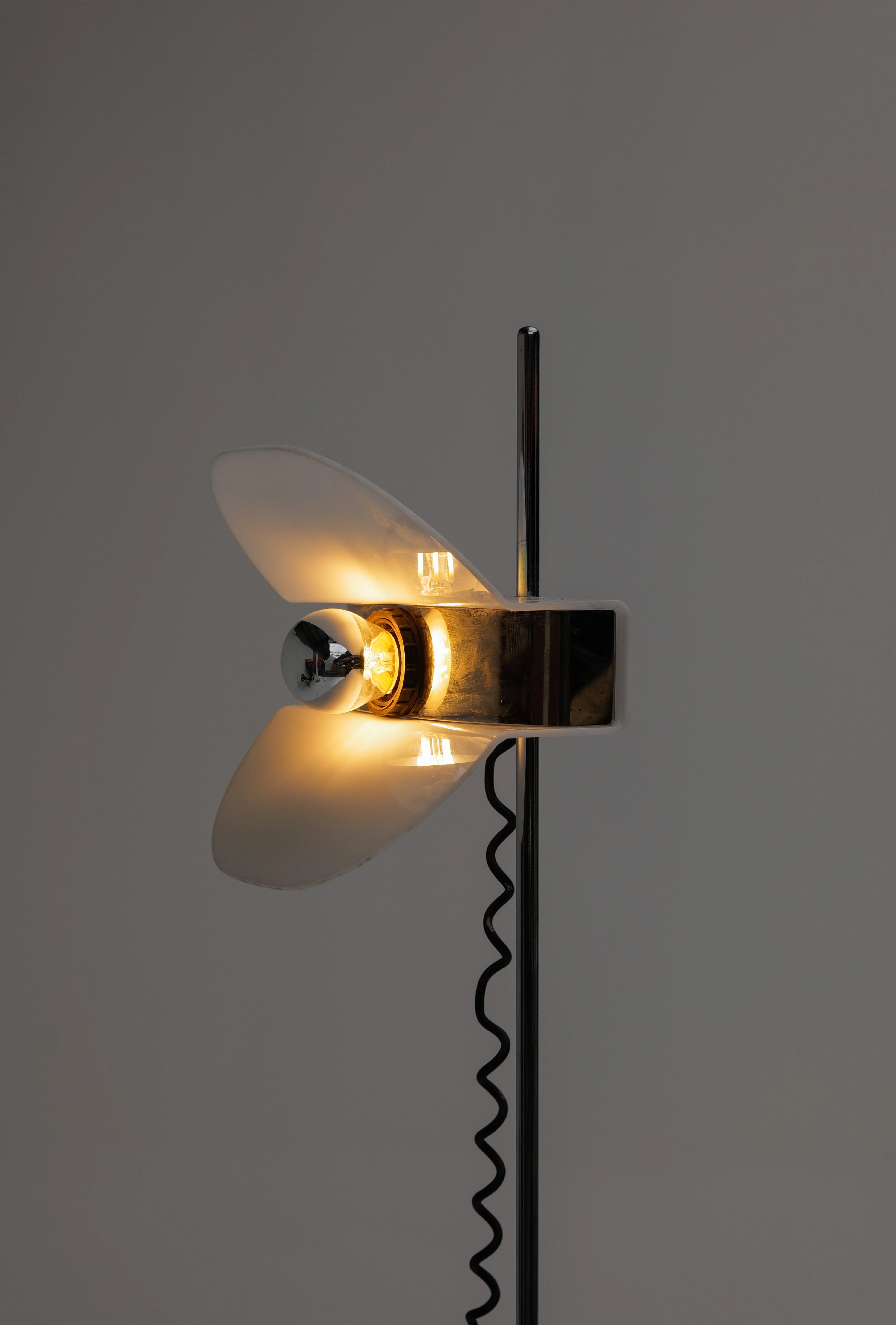 Lampadaire Space Age à trois feux, années 1970