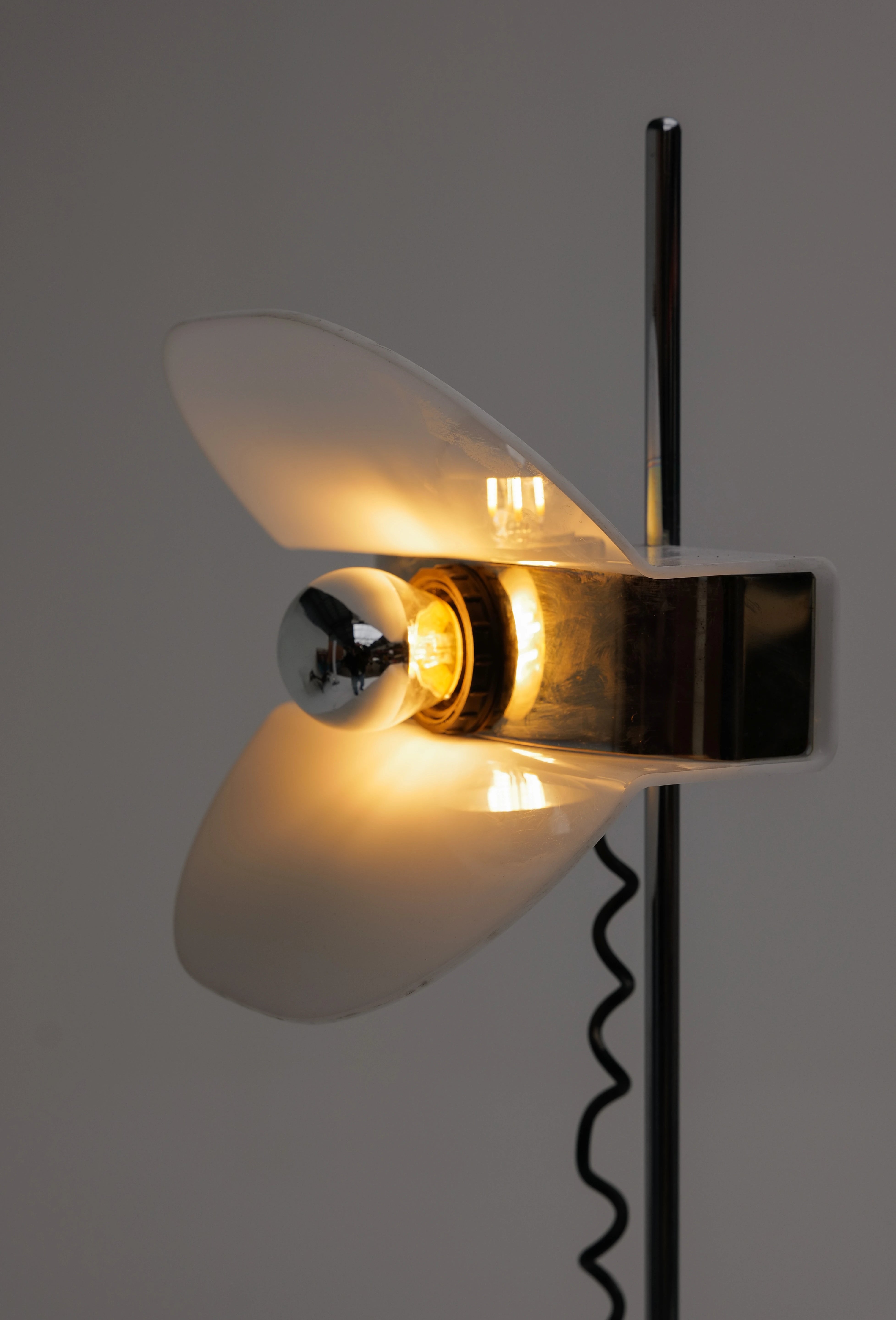 Lampadaire Space Age à trois feux, années 1970