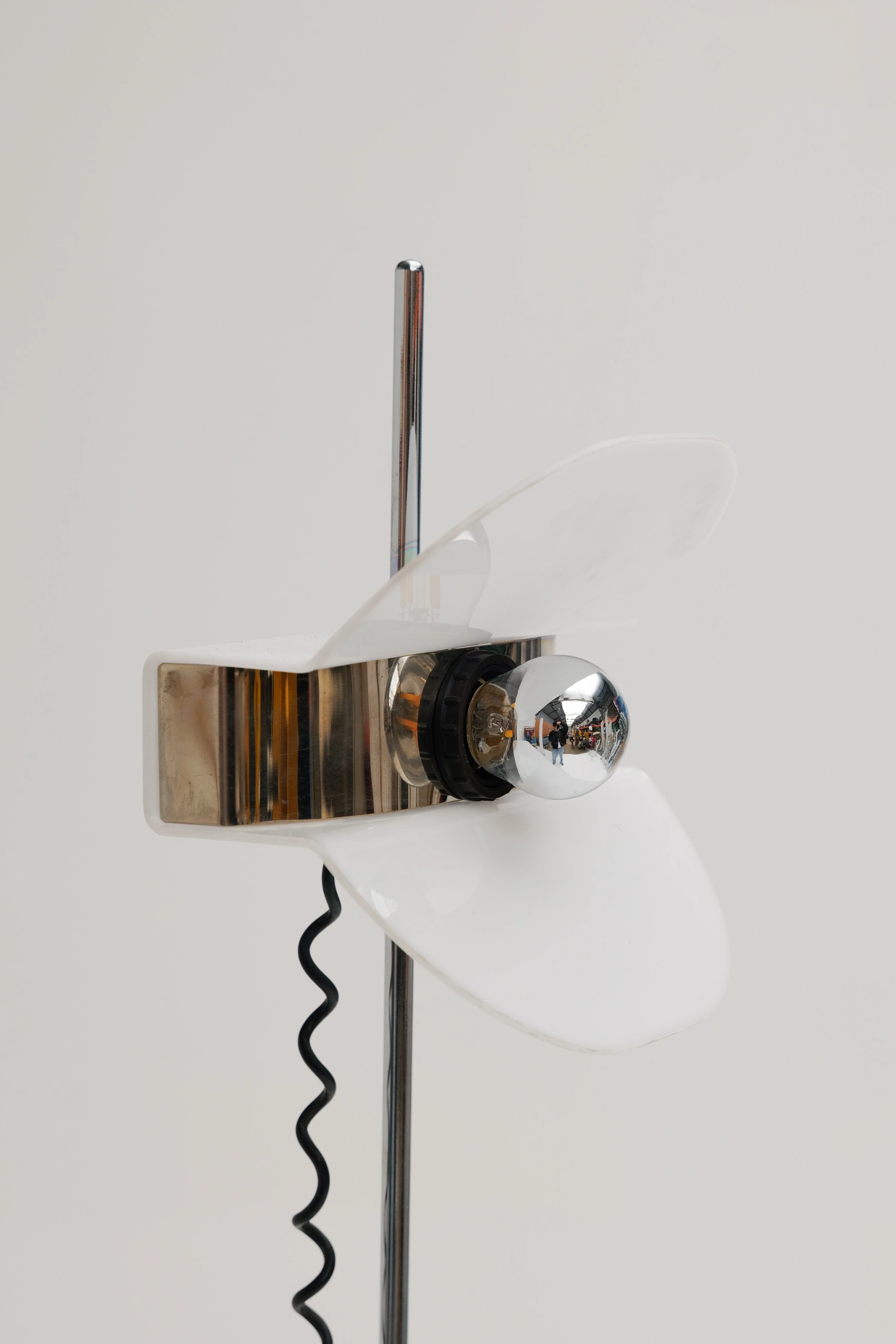 Lampadaire Space Age à trois feux, années 1970