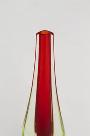 Soliflore Murano en verre rouge